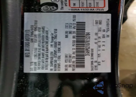 2007 Ford Fusion Sel z USA, uszkodzony, nr VIN 3FAHP02107R152784